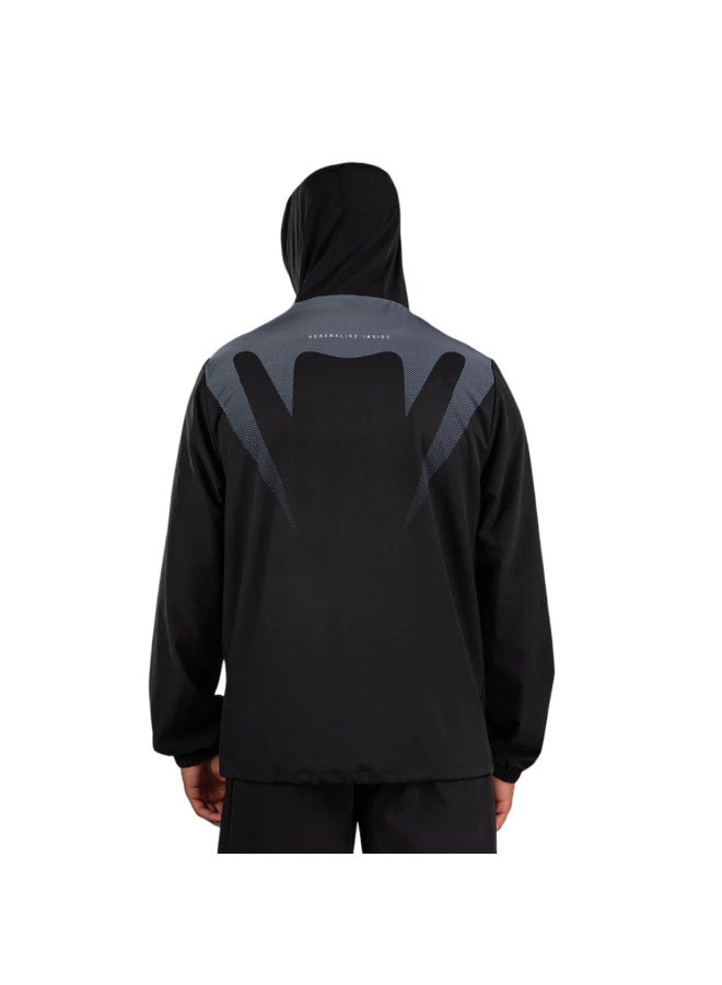VENUM ADRENALINE TRACK JACKET BLACK/SILVER GREY - Image 3